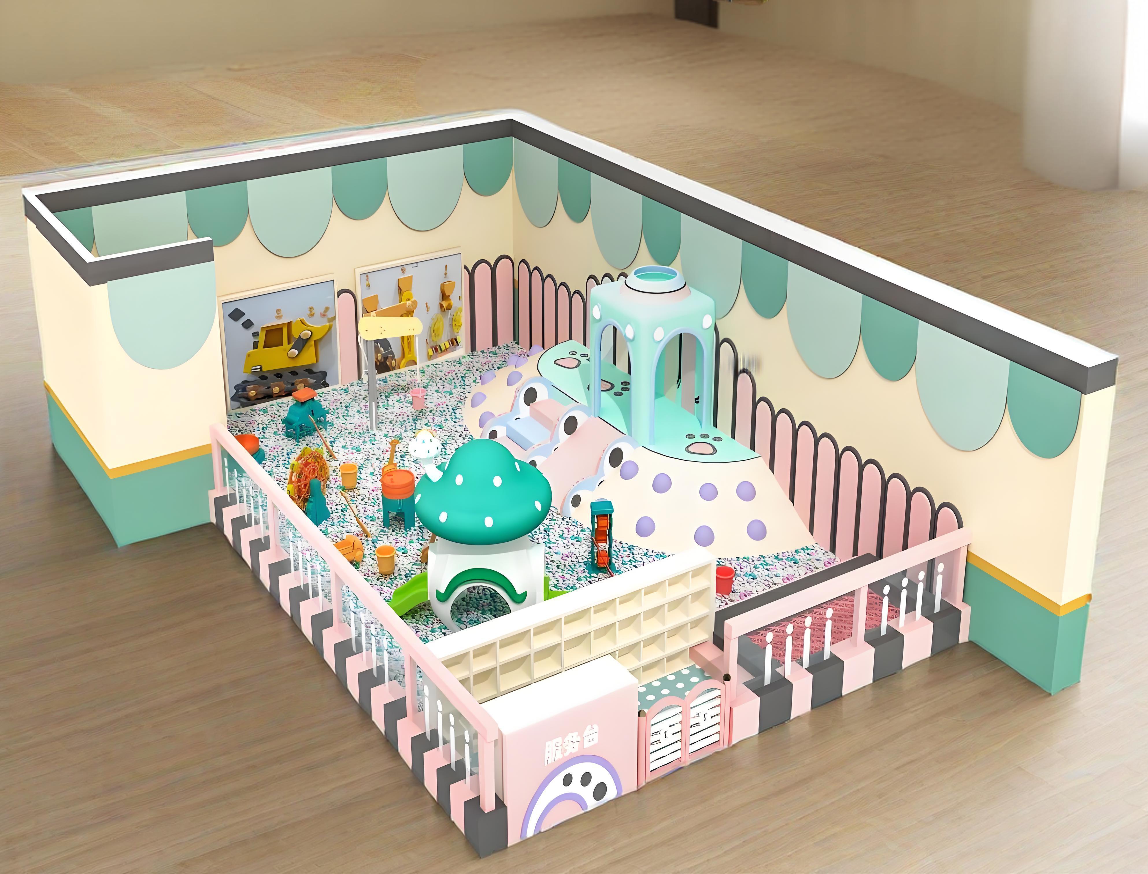 儿童乐园沙池区